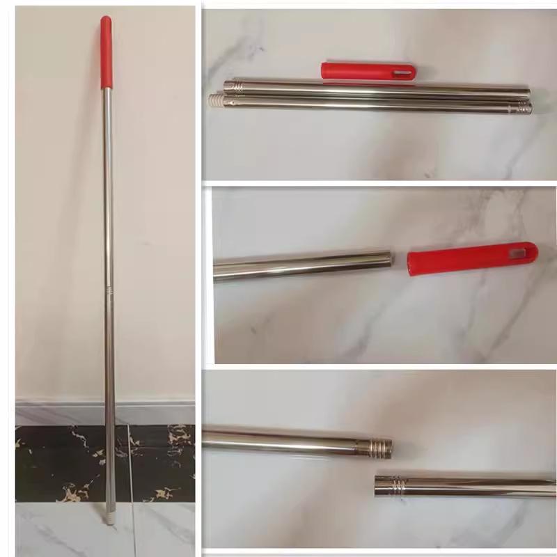 Durable Long-Handle Bathroom Corner Brush with Hard Bristles for Tile and Floor Cleaning