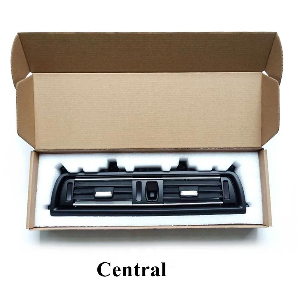 For BMW 5 Series F10 F11 F18 520 521 523 LHD RHD Front Central Full Chrome Air Conditioning AC Vent Grille Outlet Panel Cover