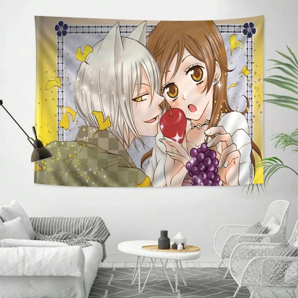 KamisamaAnime Tapestry Hippie FlowerWall Carpet Dorm Decoration Hanging Home Decor For Decoration In Bedrooms And Dormitories