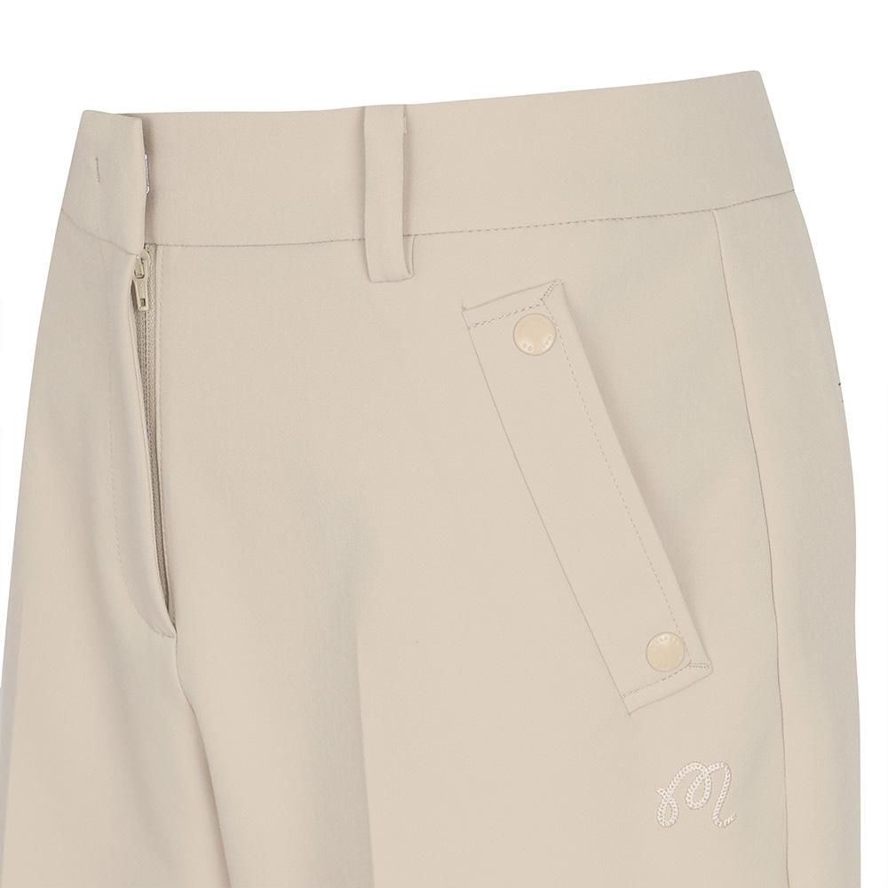 MALBON GOLF Classic Straight Half Pants Beige (Woman)