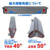 KYOSTAR Number Plate Stay for Cars, Adjustable Angle and Height, Stainless Steel Bolts, Anti-Theft Screws