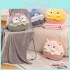 Plush Pillow Anime With Removable Blanket For Home Office Couch Gift Cushion