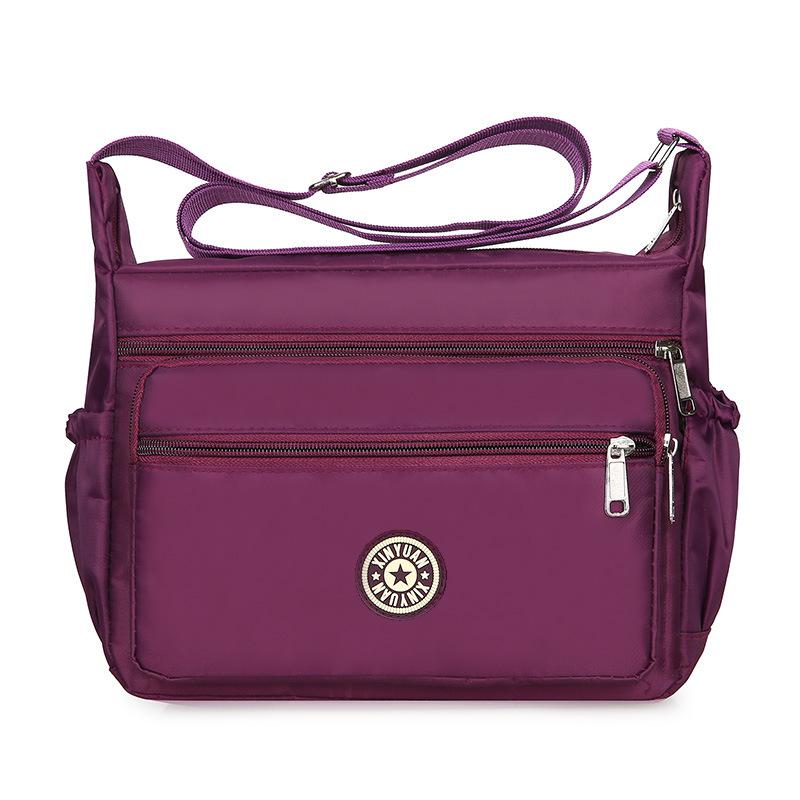 Large Capacity Women's Single-Shoulder Crossbody Bag - Stylish Oxford Nylon for Middle-Aged Moms