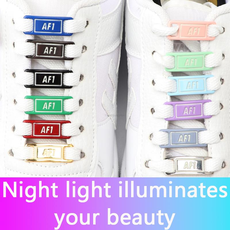 Fluorescent AF1 Accesorii Pantofi Șireturi Luminoase Cataramă Metal de Calitate Șireturi Decorațiuni Chapa Air Force 1 Adidași Accesorii Pantofi