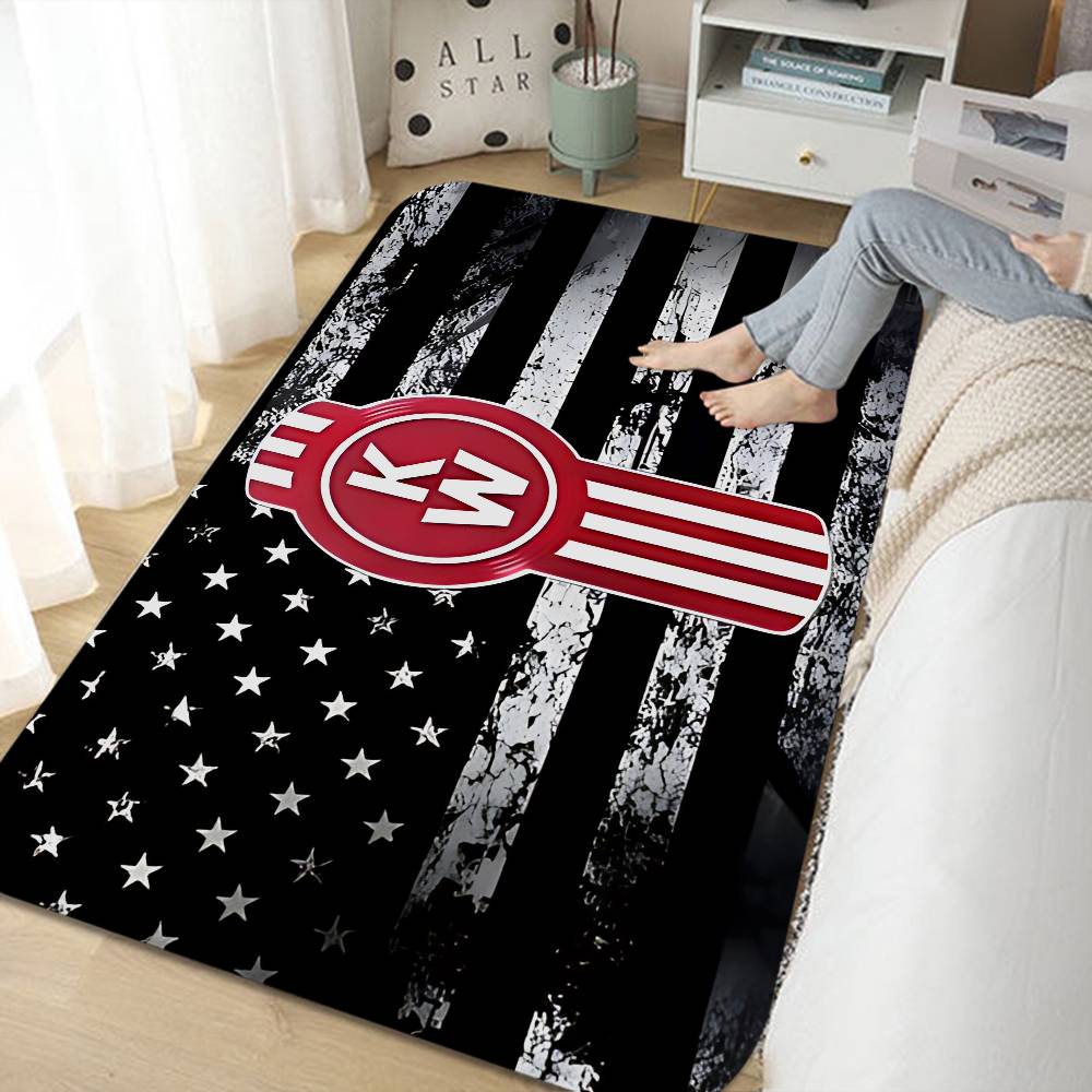 K-Kenworth Floor Mat INS Style Soft Bedroom Floor House Laundry Room Mat Anti-skid Household Carpets