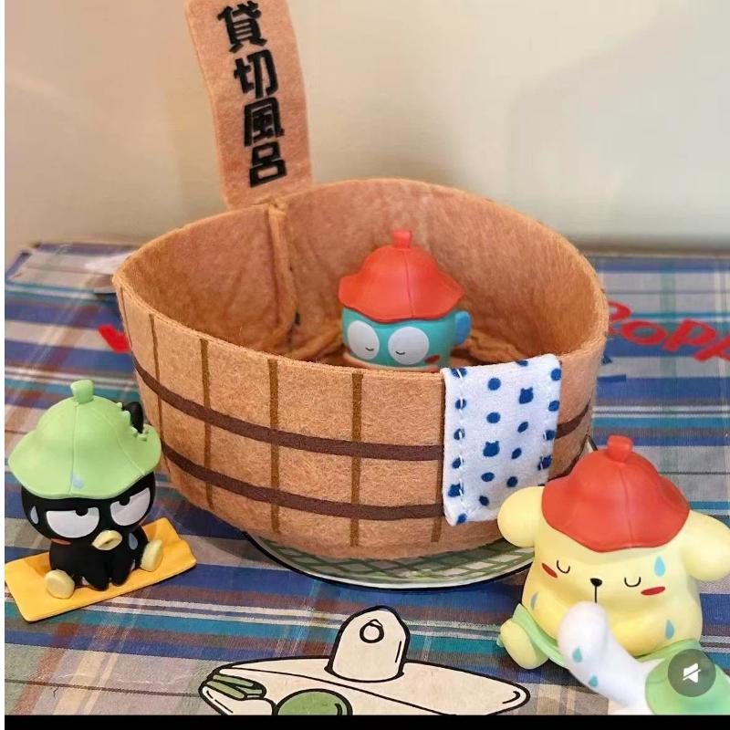 New Product In Stock Cartoon Blind Box Steam Sauna Series Yuguigou Sweat Steaming Style Ornament Handmade Gift For Girls Surpris