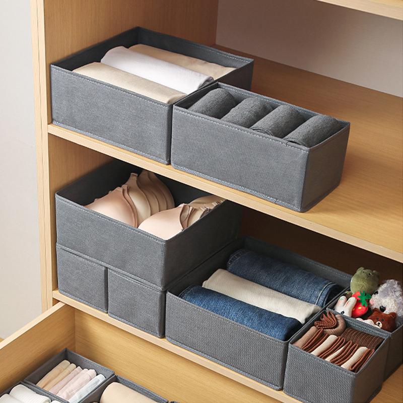 1pc Fabric Underwear Storage Box Drawer Organizers For Closet Organization And Storage Of Socks Underwear Ties Cabinet