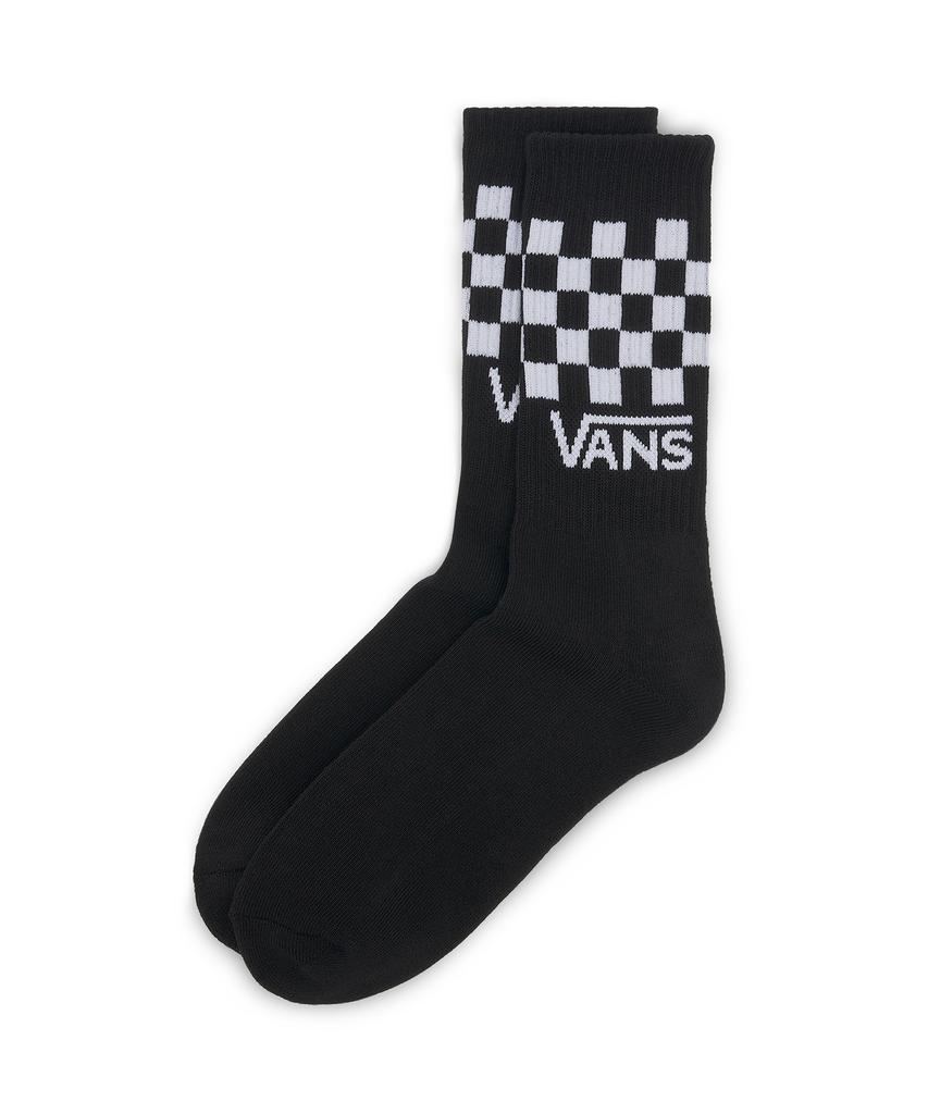 VANS Classic Check Crew Socks - Black:White / Vn000F0Wy281