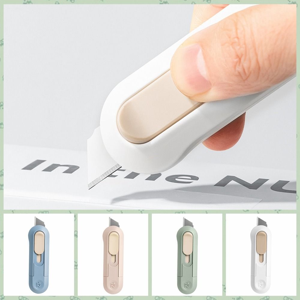 

Plastics Mini Utility Knife Portable Art Knife School Supplies Office розовый