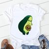 Avocado Funny Women T-Shirts Girl Harajuku Ullzang Graphic Cute Grunge Top Female T Shirt Summer Casual O-Neck Lady Tee Clothing