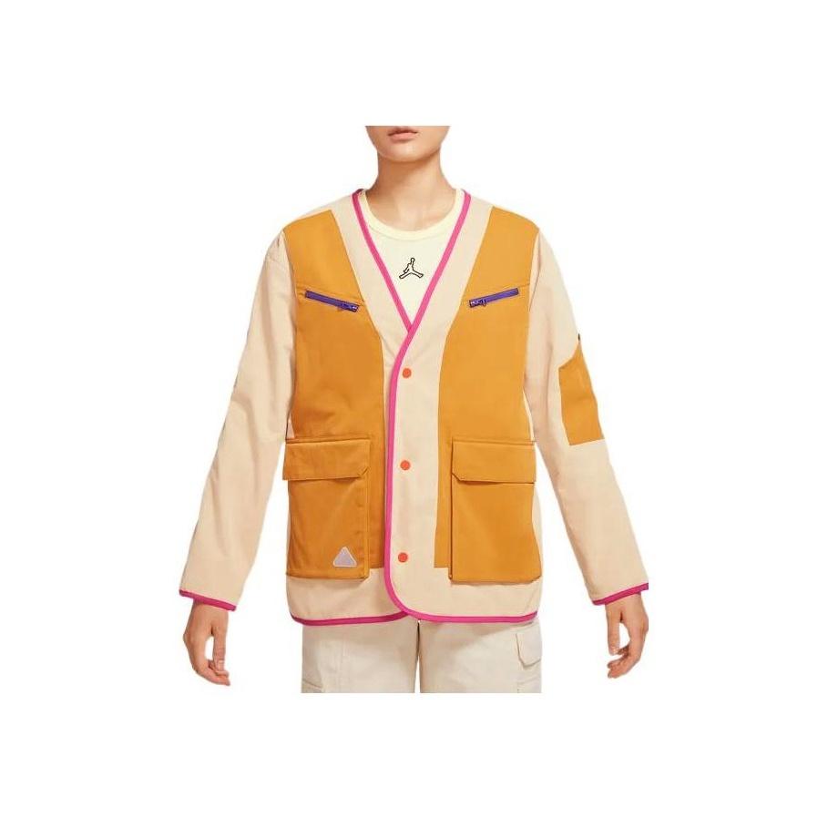 Jordan 23 Engineered Single Button Faux Two-Piece Long Sleeve Jacket Women jackets DQ4538-252