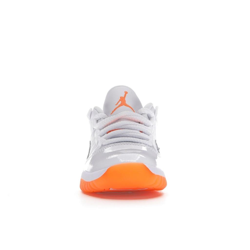 Air Jordan 11 Retro Low PS Bright Citrus Kids Sneakers White DJ4328-139