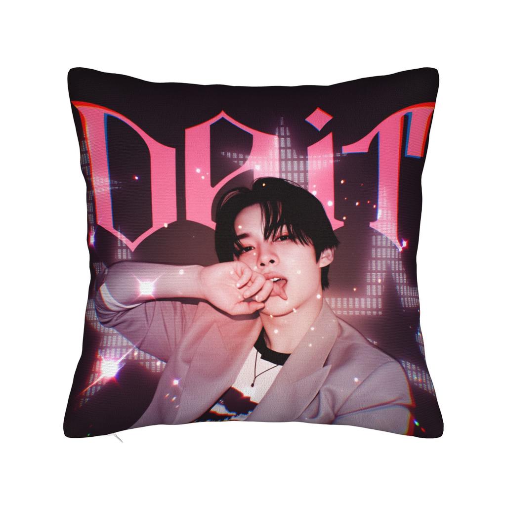 Kpop Do It Album Pillow Case FFelix Square Pillow Cover Retro Trendy Pillowcases For Wedding Party Home Decor