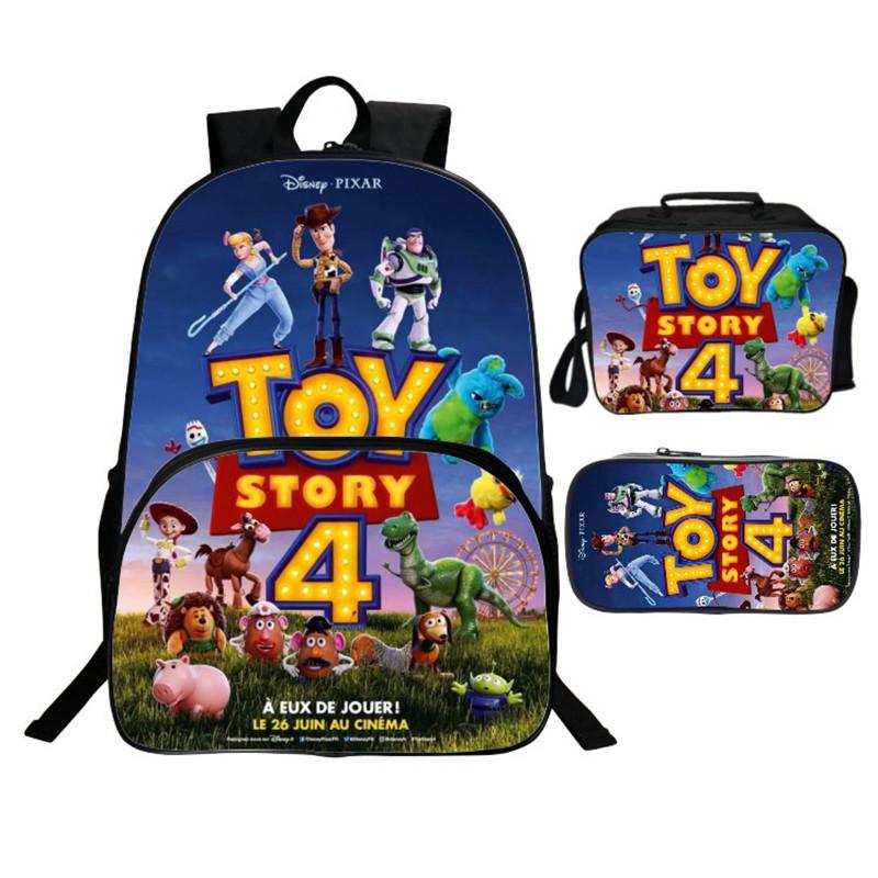 Cartoon Print Backpack For Kids Versatile School Bag With Cute Design And Spacious Capacity