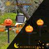 RunElves Outdoor Waterproof Solar Garden Halloween Pumpkin Recessed Set of Automatic Stylish Decorative Props for Haunted and Lights, Decorations,