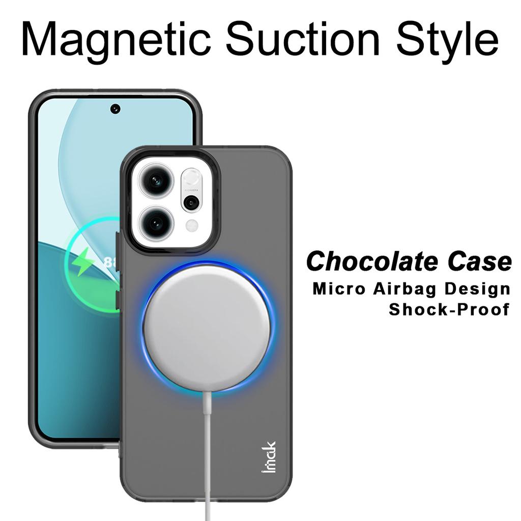IMAK For Oppo Reno14 Pro 5G (Global) Case Compatible with MagSafe PC+TPU Protective Phone Back Cover