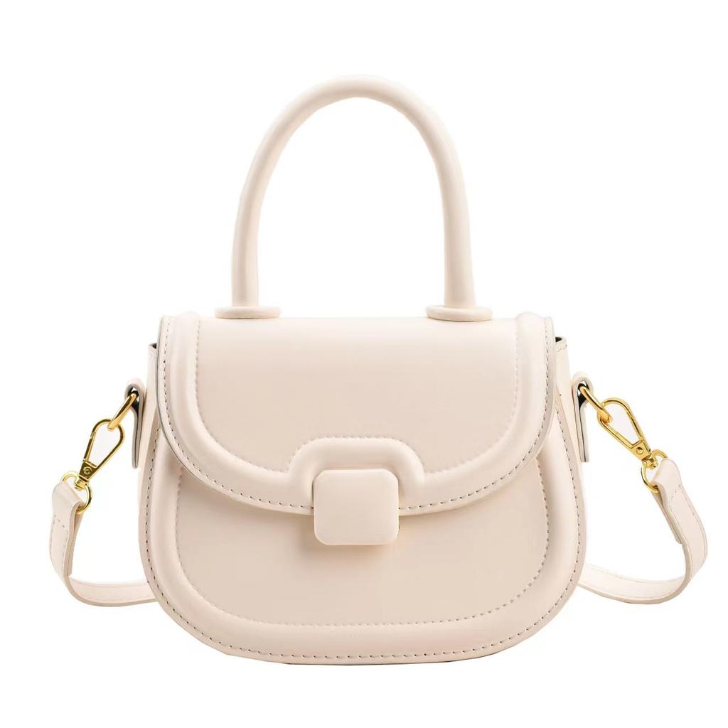 Premium Texture Trendy Fashion Shoulder Messenger Bag Niche Design Women Handbag Saddle Bag