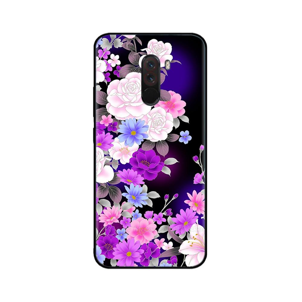 Phone Case For Xiaomi Pocophone F1 Global Case Pocofone F1 Silicone Soft TPU Back Cover For Xiomi Poco F1 Case Black Bumper