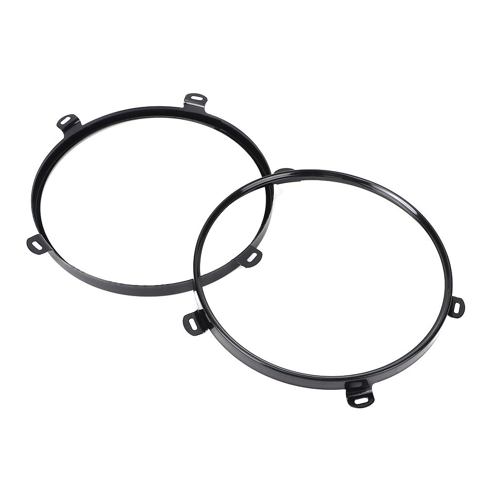 2pcs 7in Headlight Mounting Bracket Ring Lamp Holder Fits for Jeep Wrangler TJ 0718
