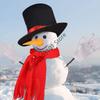 X6HE Chapeau Haut de Forme Noir Magicien Chapeau Porté Chapeau Chapeau Melon Chapeau Haut de Forme