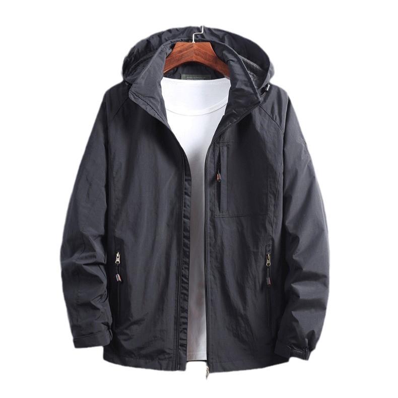 Men's Quick-Dry Sports Jacket - Plus Size, Middle-aged & Elderly, Seasonal Casual Top for Spring, Autumn, Winter