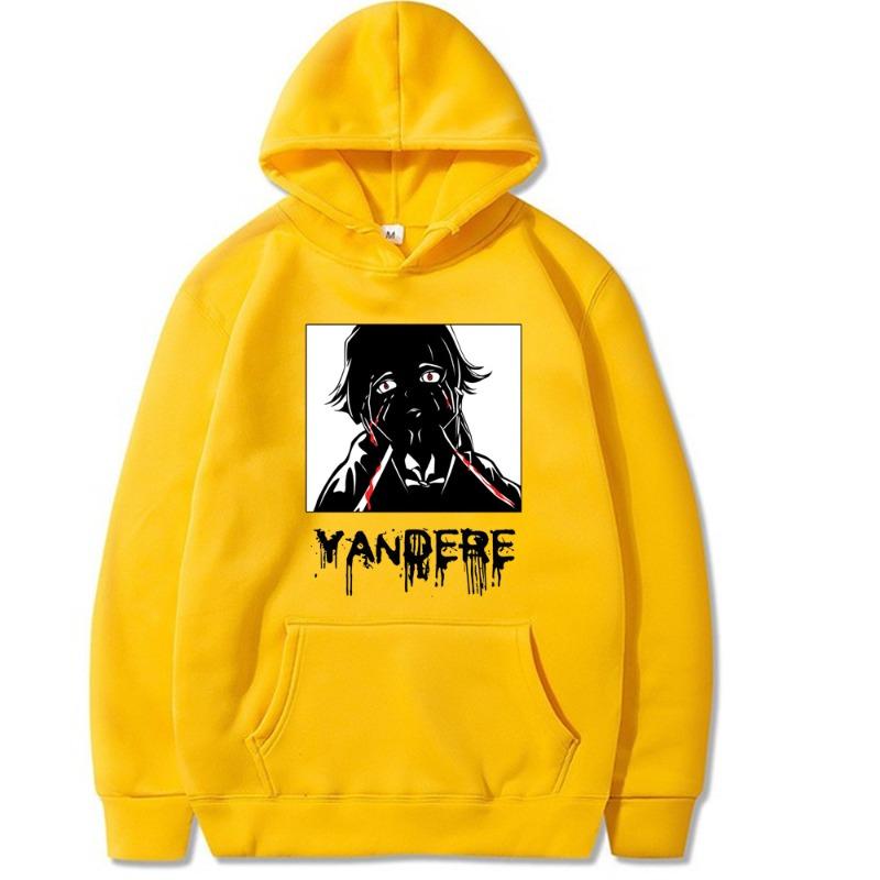 Mirai Nikki Yuno Gasai Future Diary Yuno Hoodies New Men Long Sleeve Sweatshirts Women Streetwear Pullovers Sudaderas