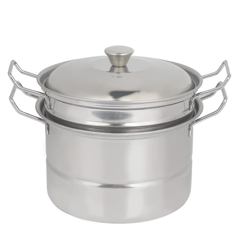 Edelstahl Mini Pretend Dampfer Topf Kinder Spielen Haus Küche Spielzeug Kochen Lebensmittel