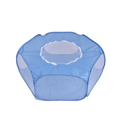 Tragbarer kleiner Haustierkäfig, transparenter Igelkäfig, Zelt, Haustier-Laufstall, offener, faltbarer Hofzaun für Hunde, Hamster, Kaninchen, Meerschweinchen