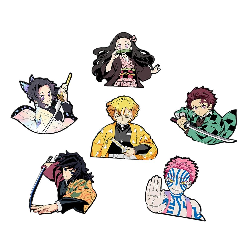 Anime Cartoon PCS Enamel Pins Custom Brooches Lapel Badges Animal Funny Jewelry Gifts for Kids Friends