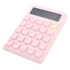 Solar Calculator 12 Digits Large Display Responsive Mechanical Buttons Cute Basic Standard Calculator for   Study
