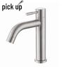 304 Stainless Steel Single Cold Basin Faucet
