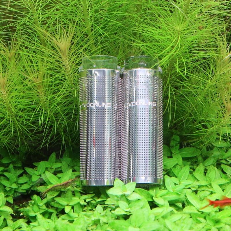 Aquariums Water Pump Filter Stainless Steel Mini Mesh Guard Media Cover Accessories Fish Tanks Filter Inflow Frame