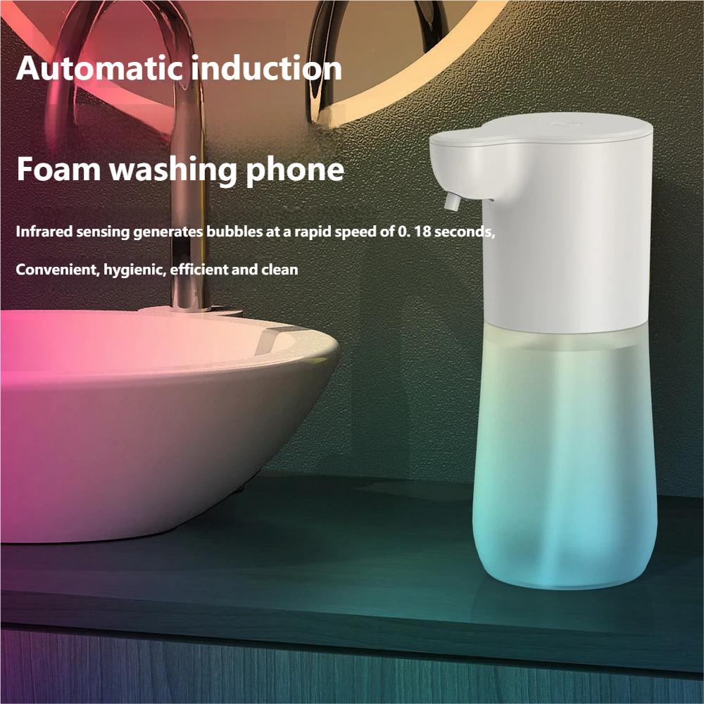 Automatic Soap Dispenser Soap Foam Dispenser Smart Sensor Soap Dispenser Contactless USB Charging 350ml Hand Sanitizer Machine