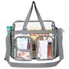 Mini Transparent Clear Backpack Large Capacity Waterproof Shoulder Bag for Stadium Entry School Travel Work