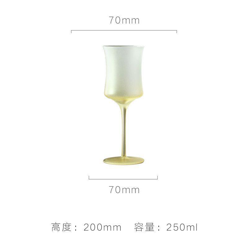 Candy Colored Crystal Glass Goblet KTV Dessert Cup Ice Cream Cup Milk Tea Cup Banquet Wine Glass Champagne Glass Cocktail Glass