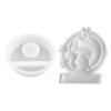 Easter Theme Tealight Holder Mold Candle Holder Mold with Base for Making Candle Holder Tealight Holder DIY Art Craft