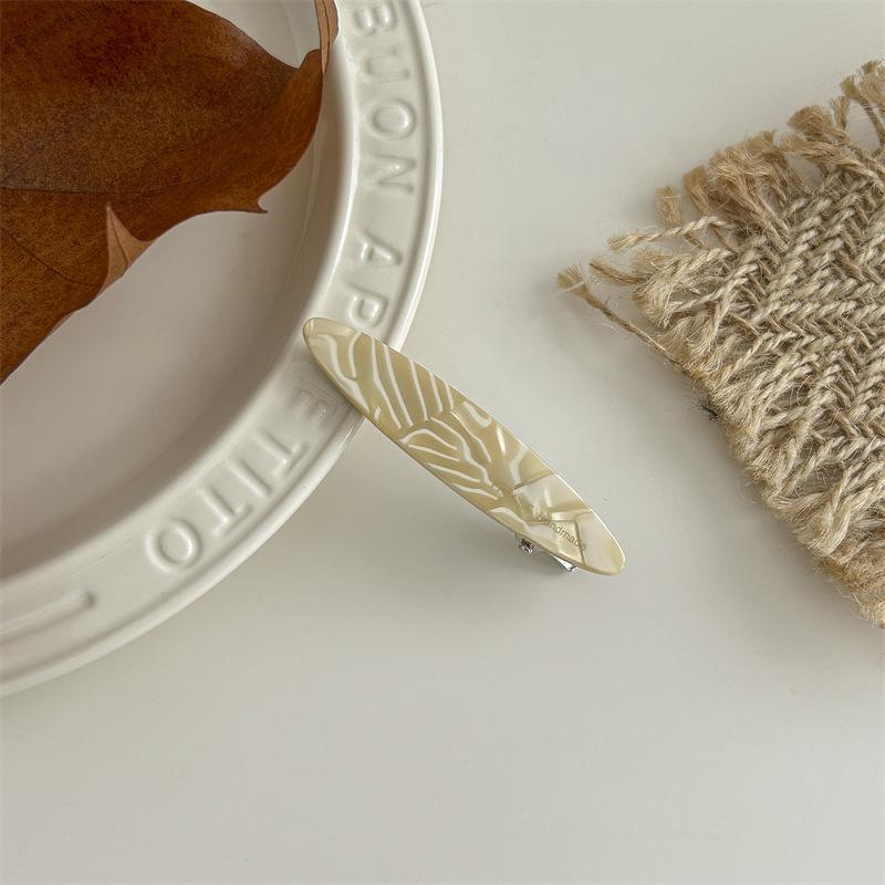 

Простые ацетатные заколки для волос, боковые шпильки, черепаховый панцирь, цветные заколки, овальная форма, геометрическая шпилька, женские аксессуары для волос бежевый