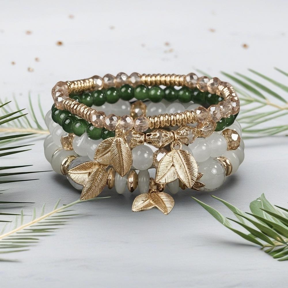 JYL TS Bracelet Elephant Glass  Bohemian Style Enhances Strength & Grace