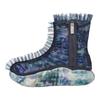 Tênis Feminino Collina Strada Estampa Floral Azul Escuro com Babados 1170430-DFL