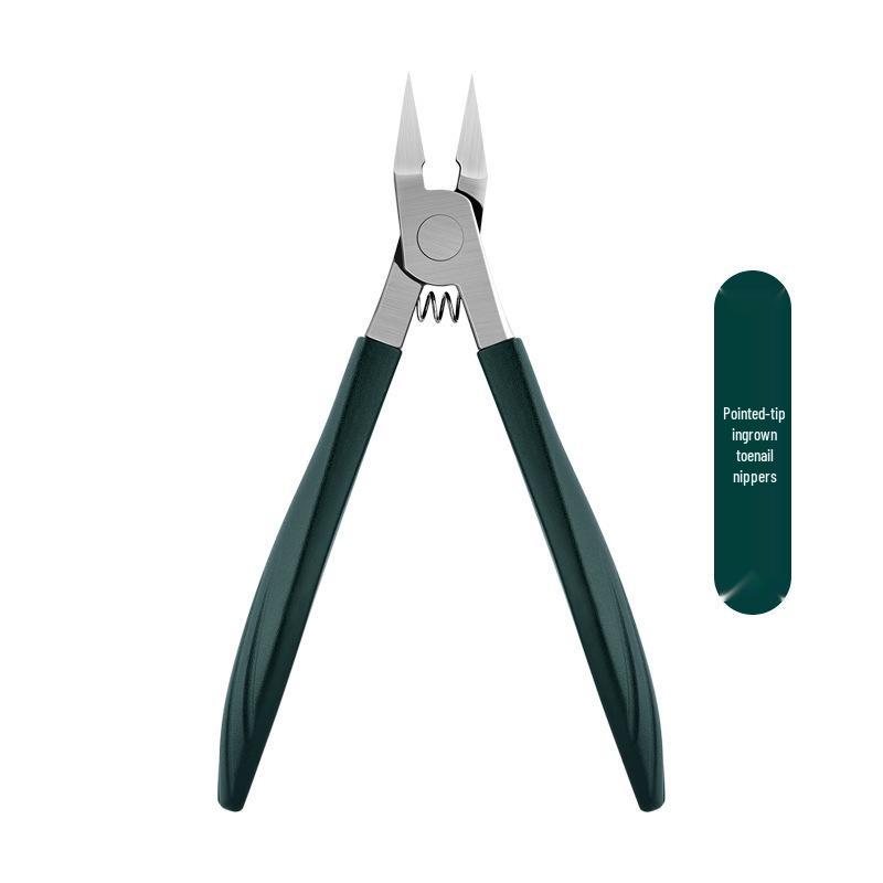 Stainless Steel Cuticle Nipper & Tweezers Set for Thick Nails and Ingrown Toenails.
