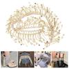 Rhinestone Tassel Chain Fringe Bridal Applique Trim   Clothing Bag Decoration