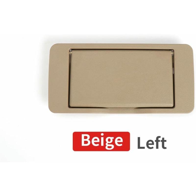For Mercedes C-Class Benz W203 Sun Visor Shade Mirror Cover Interior Makeup Mirror Cosmetic Mirror Cover Black Beige A2038102110 Beige Left