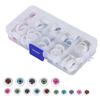 Doll Eyeballs Half Round Plastic Eyes Colorful DIY Bear Crafts Materials Halloween Accessories