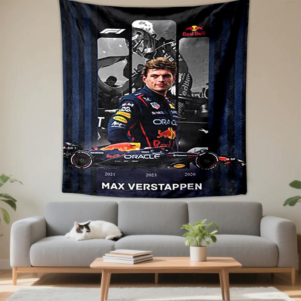 Tapestry Max Verstappen Red Bull 2021 2023 2026 Years Poster Wall Hanging