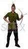 [SCLYX] Fantasy Boy Green Hunter Costume Halloween Christmas Cosplay Adult Men Cool Event Party Fancy Dress #21157