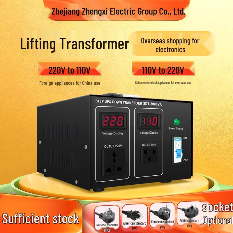 Zhengxi 110-220V Step-up/Step-down Voltage Converter