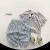 Summer Korean-Japanese Style Baby Retro Short-Sleeved T-Shirt