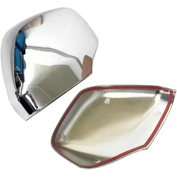 1Pair Chrome Exterior Side Mirror Cap Cover Decorative Rearview Mirror Cover For Nissan Armada 2017 2018 2019 2020 2021 2022 2023 (Not Replacement)