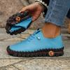Women Casual Sneakers New Spring Summer Soft-soled Breathable Loafers Retro Style Plus Size 35-45 Single S… More