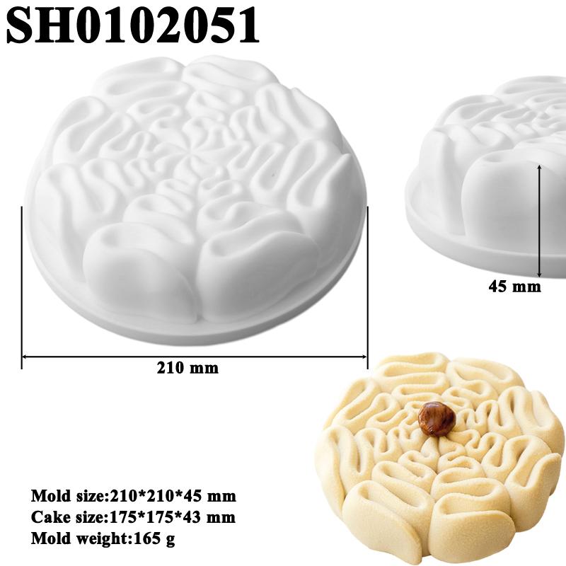 Food Grade Silicone Cake Molds Single Cell Mousse Moulds Dessert Decorating Pan Non Stick Pastry Baking Tools Kitchen Bakeware